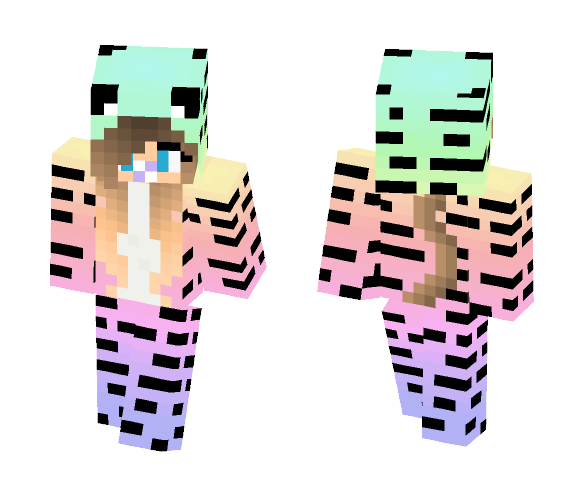 Baby tiger girl - Baby Minecraft Skins - image 1