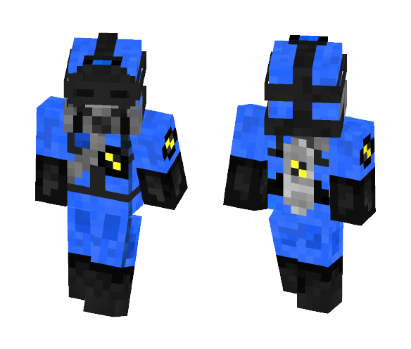 Blue Hazmat Guy - Interchangeable Minecraft Skins - image 1