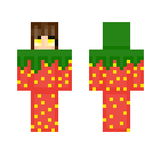 Strawberry Onesie - Female Minecraft Skins - image 2