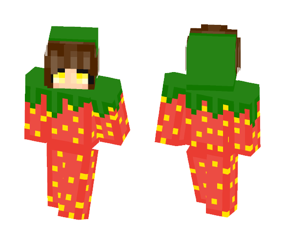 Strawberry Onesie - Female Minecraft Skins - image 1