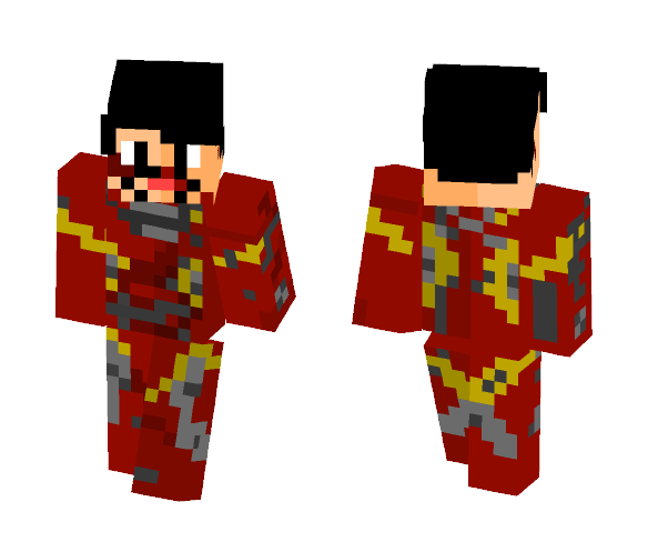 Iron Man MK46 (Damaged) - Iron Man Minecraft Skins - image 1