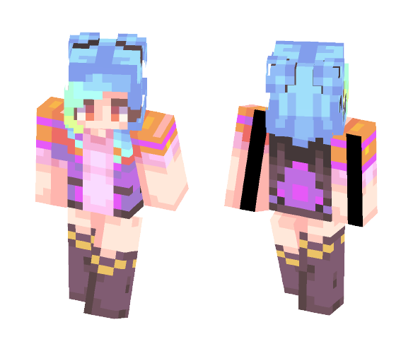 Semi spoopy ghoul - Female Minecraft Skins - image 1