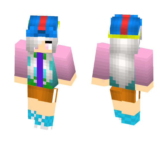 UnderFresh Sans Girl - Girl Minecraft Skins - image 1