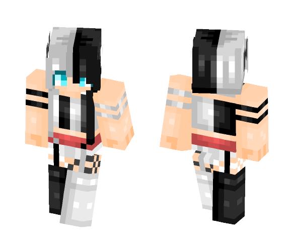 OC Shu -- Harley Quinn Outfit - Comics Minecraft Skins - image 1