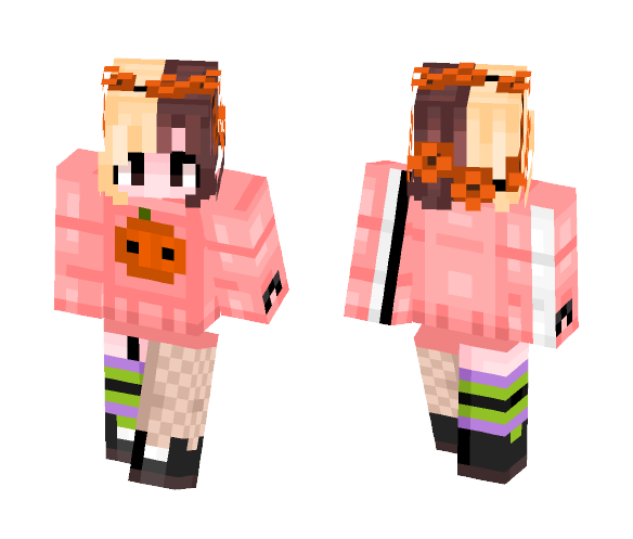 pink is now a halloween color.... - Halloween Minecraft Skins - image 1