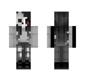 ~Black and White~ - Female Minecraft Skins - image 2