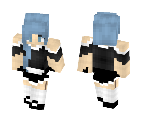 The Maid Of The Blue Sky - Female Minecraft Skins - image 1