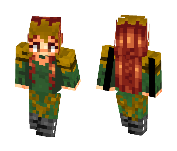 Justice League - Mera - Amber Heard - Female Minecraft Skins - image 1