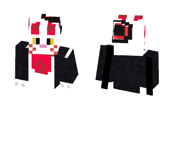Komashura with a tuxedo and top hat - Interchangeable Minecraft Skins - image 1