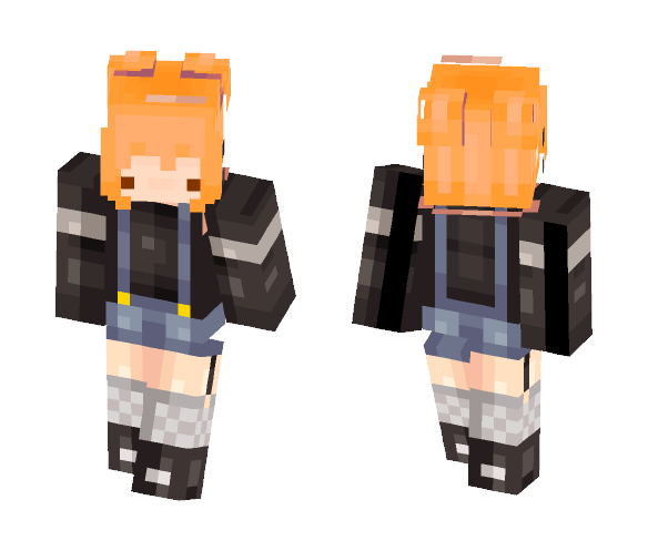[Apricot] Chibi Overalls - Female Minecraft Skins - image 1