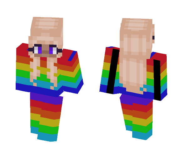 Rainbow ~ Ｙｏｕ Ｇｏｏｄ - Female Minecraft Skins - image 1