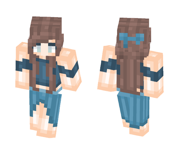 Blue Summer - Female Minecraft Skins - image 1