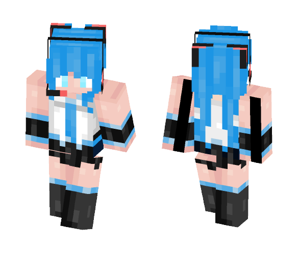 Hatsune Miku-Vocaloid - Female Minecraft Skins - image 1