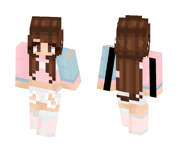 Pink and Blue|Obvious - Female Minecraft Skins - image 1