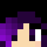 purple and black wolf girl - Girl Minecraft Skins - image 3