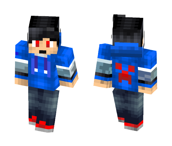 BLUE CREEPER - Male Minecraft Skins - image 1