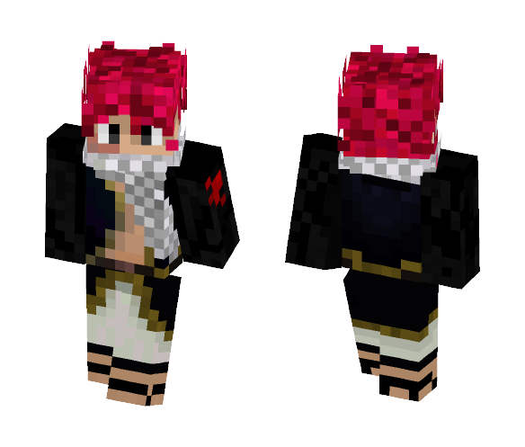 Natsu from fairy tail - Male Minecraft Skins - image 1