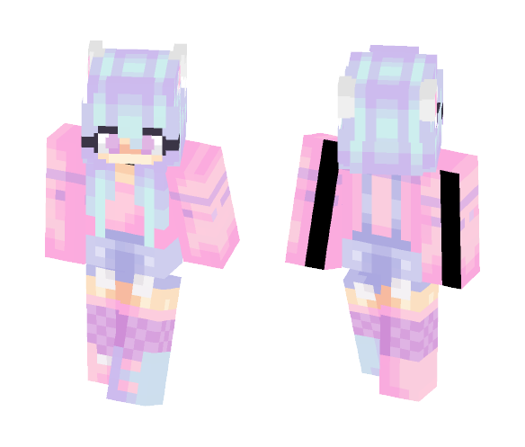 Kimomo/Momo~chan (look #2) - Female Minecraft Skins - image 1