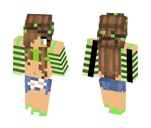 Green Girl! - Female Minecraft Skins - image 1