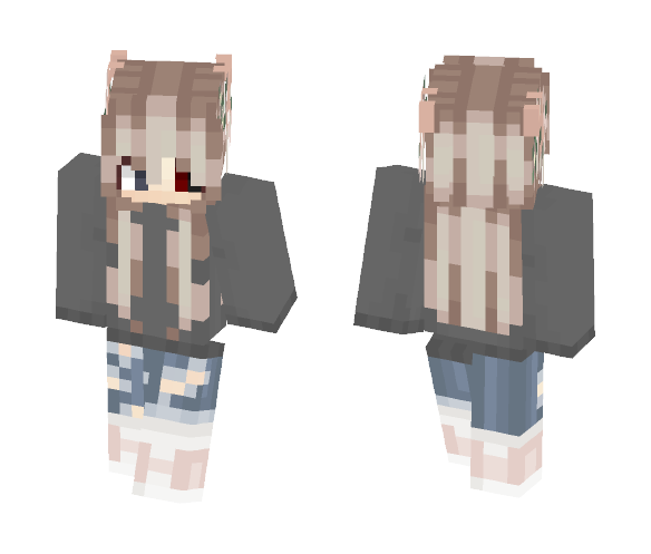 Nishida Tokyo Ghoul OC | ANNA - Female Minecraft Skins - image 1