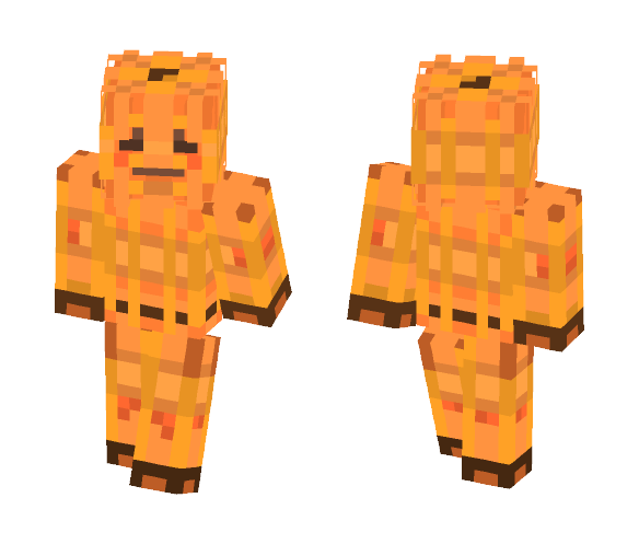 Cute Halloween Pumpkin - Halloween Minecraft Skins - image 1