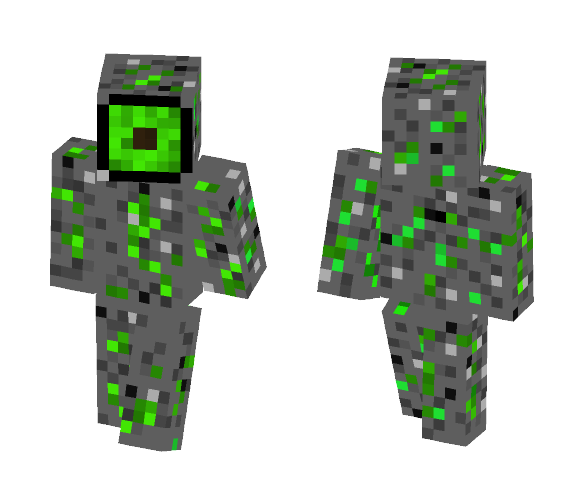 Emerald Monster - Interchangeable Minecraft Skins - image 1