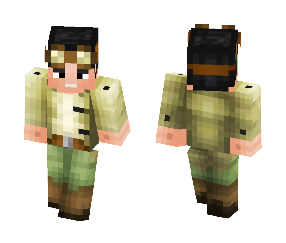 -(Adventurer)- Better in 3D - Male Minecraft Skins - image 1