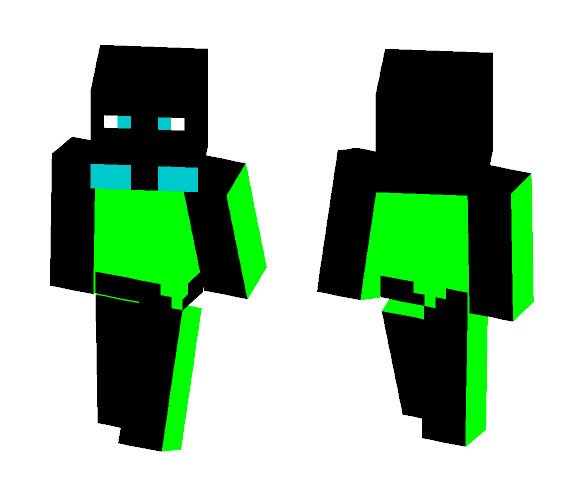 green and black - Male Minecraft Skins - image 1