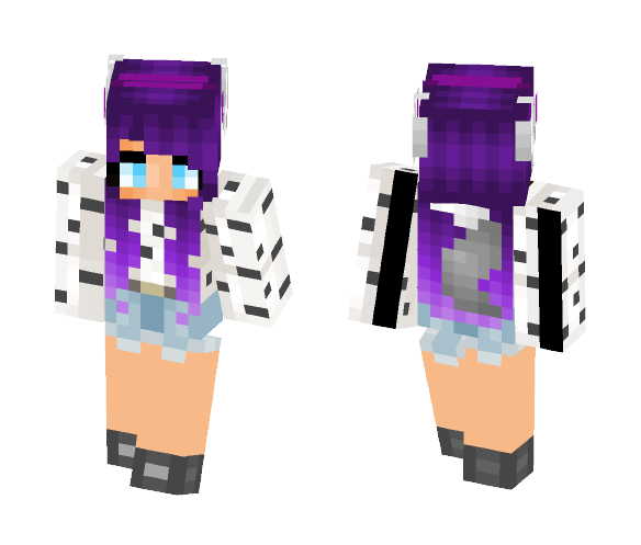 winter wolf girl - Girl Minecraft Skins - image 1