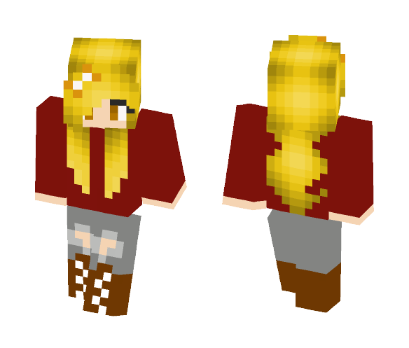 Cute Fall Girl! - Cute Girls Minecraft Skins - image 1