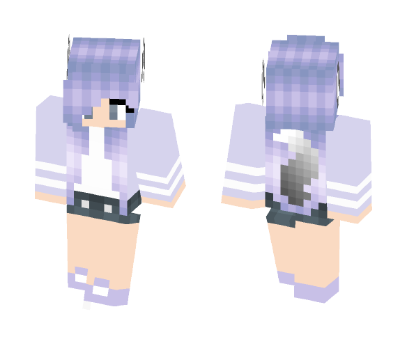 PuRPle WoLF girl - Girl Minecraft Skins - image 1