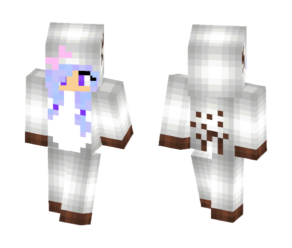 Requested Deer/Reindeer Onesie!!! - Female Minecraft Skins - image 1