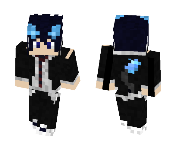 Rin Okumura (blue exorcist) - Male Minecraft Skins - image 1