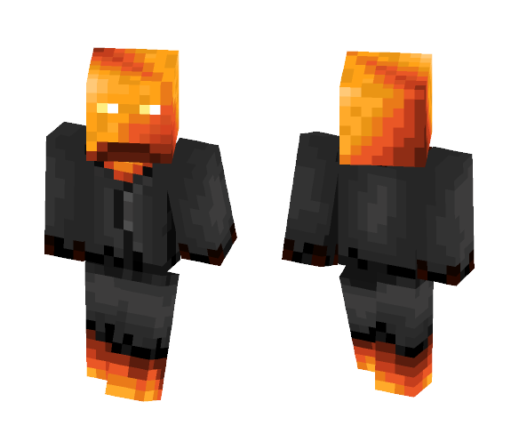 abell0909 on Fire - Male Minecraft Skins - image 1