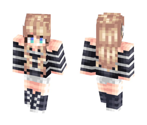 My Stripes (Re-Upload) [updated] - Female Minecraft Skins - image 1