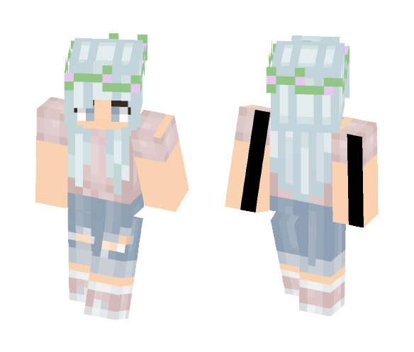Pastel colored girl - Girl Minecraft Skins - image 1