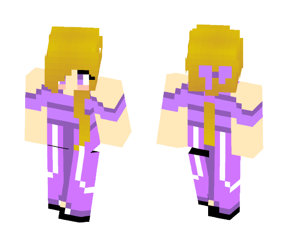 Purple Princess - Female Minecraft Skins - image 1