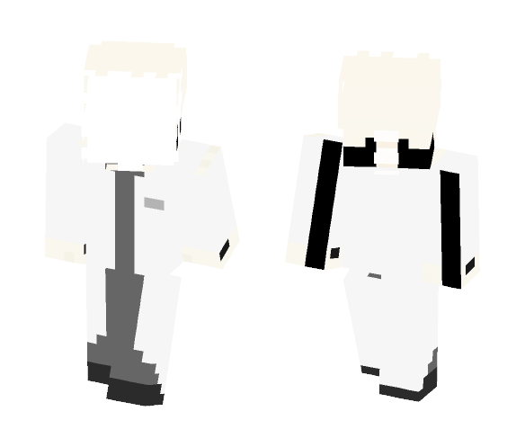 Hand Plates - W.D.Gaster - Male Minecraft Skins - image 1