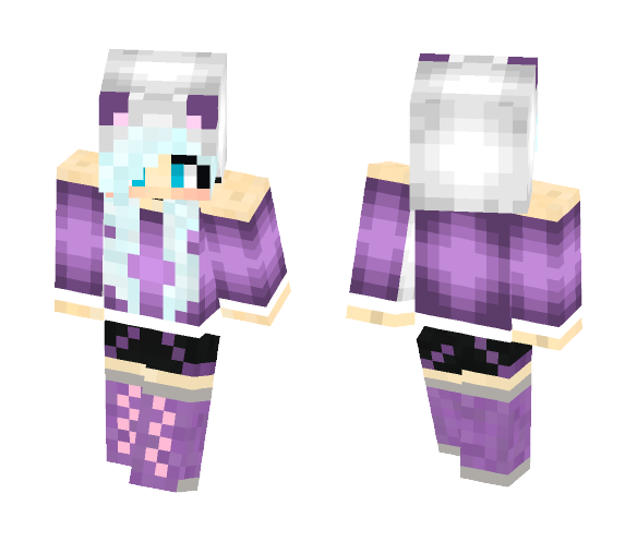 Purple Breeze - Female Minecraft Skins - image 1