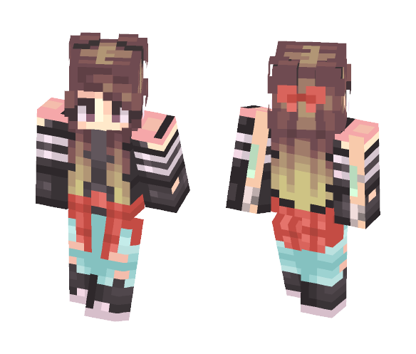 .•Giraffe Fanskin•. - Female Minecraft Skins - image 1