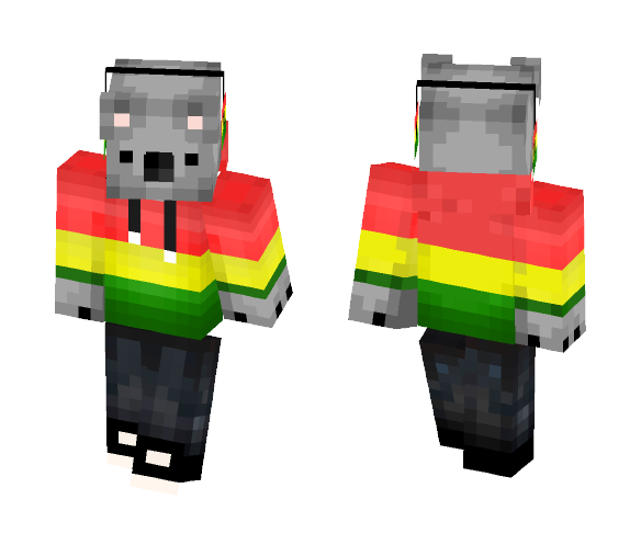 Rasta Koala - Interchangeable Minecraft Skins - image 1