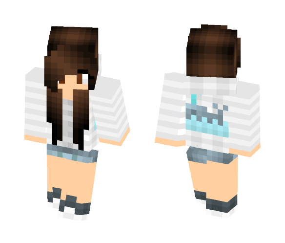 Whale girl - Girl Minecraft Skins - image 1