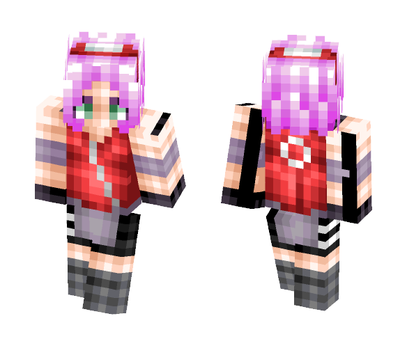Sakura Haruno (Made for bae!) - Female Minecraft Skins - image 1