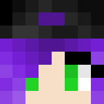 wolf girl with purple hair - Color Haired Girls Minecraft Skins - image 3