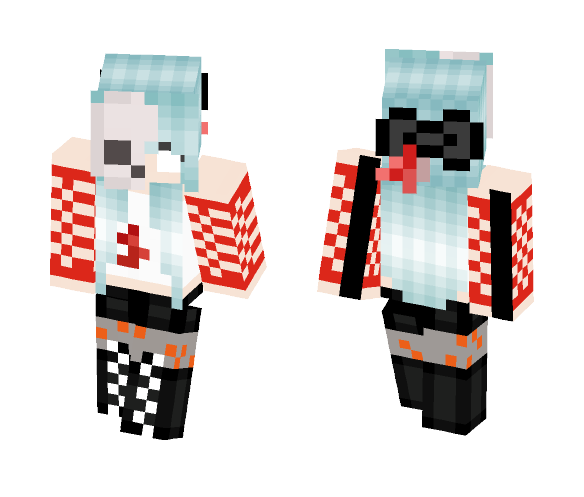 Skeleton Mask Girl - Girl Minecraft Skins - image 1