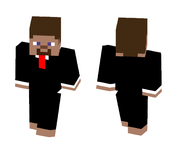 Steve in Tuxedo - Male Minecraft Skins - image 1