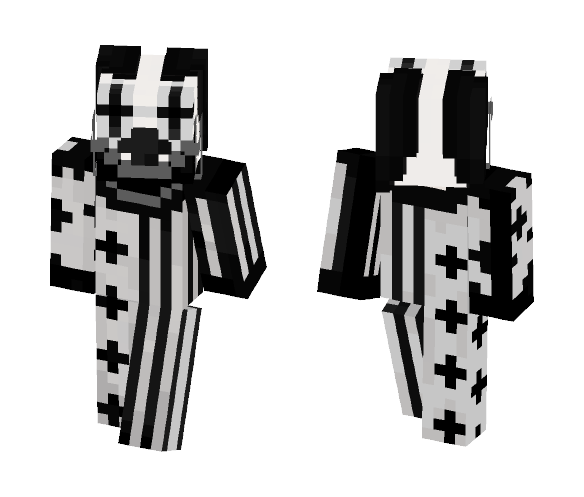 ~Black And White Clown~ - Interchangeable Minecraft Skins - image 1