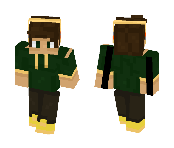 Groot Fan Guy - First skin REMAKE - Male Minecraft Skins - image 1