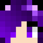 Cute Purple Girl - Cute Girls Minecraft Skins - image 3