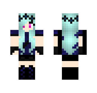 Cute Ocean Girl - Cute Girls Minecraft Skins - image 2